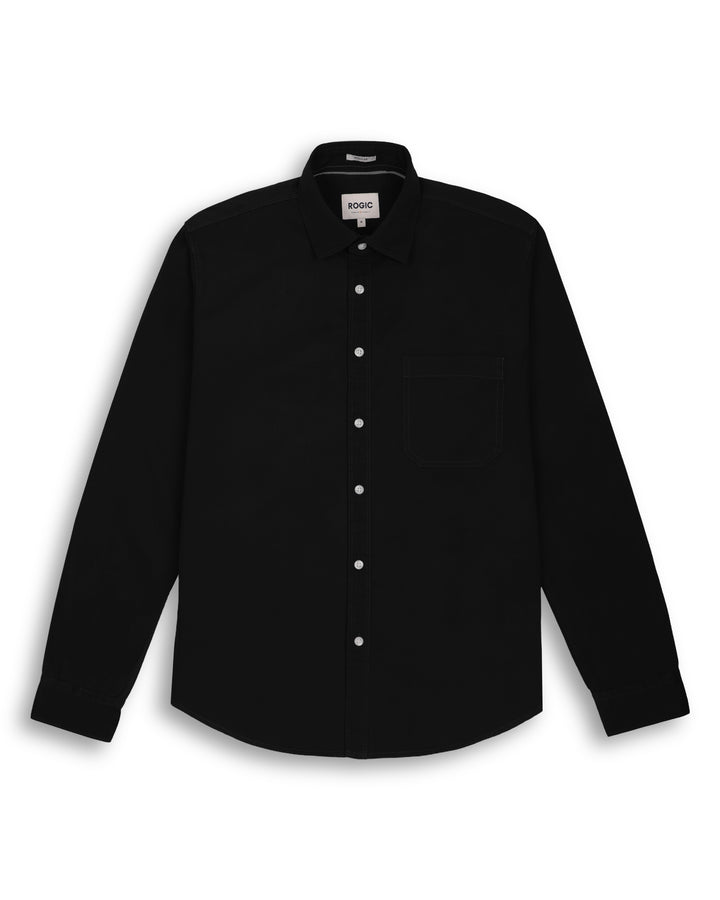 SOLID SHIRT IN BLACK