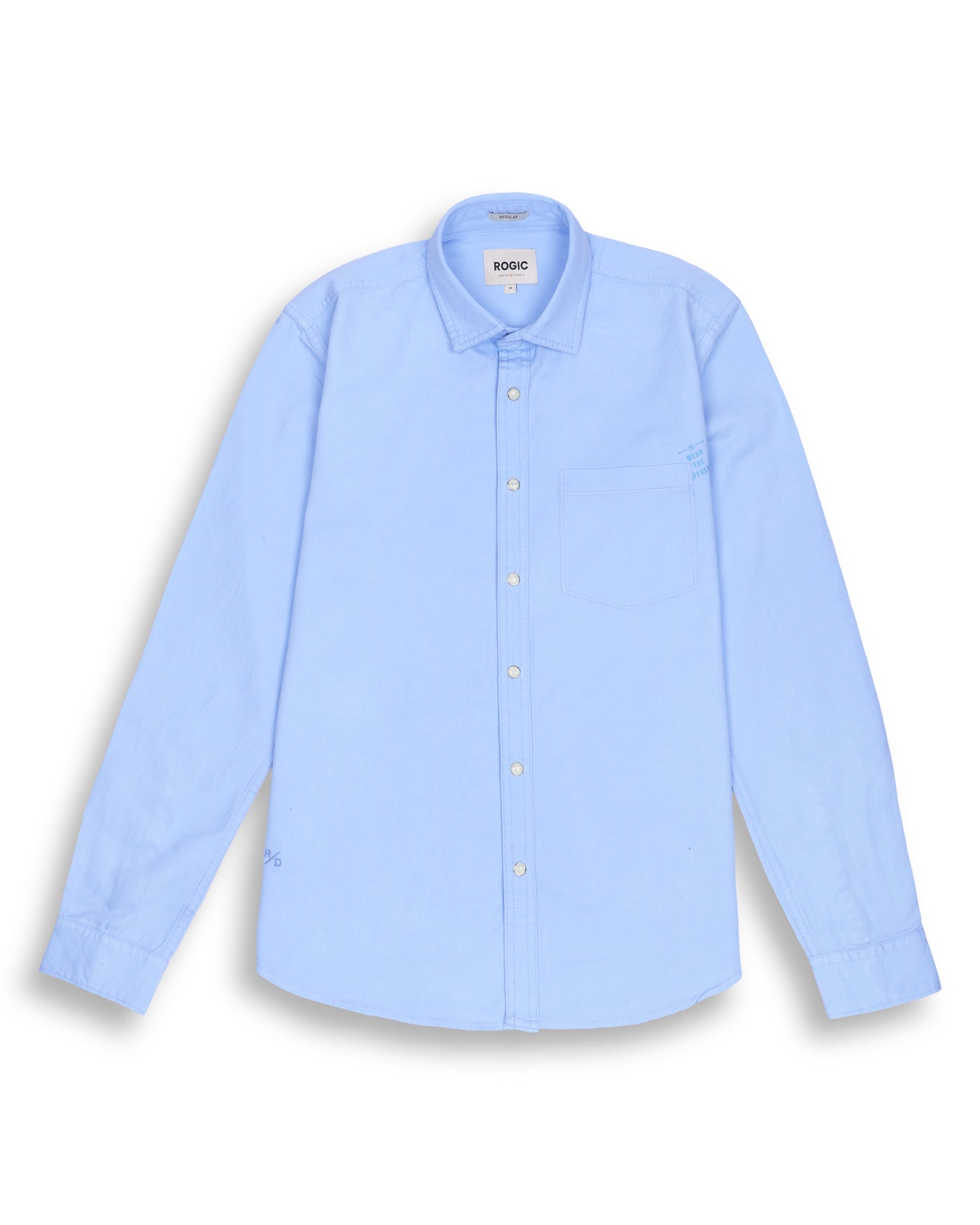 SOLID SHIRT IN LT BLUE