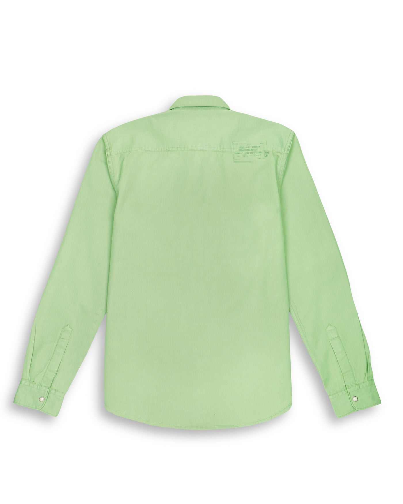 DOUBLE POCKET SOLID SHIRT IN SAGE GREEN