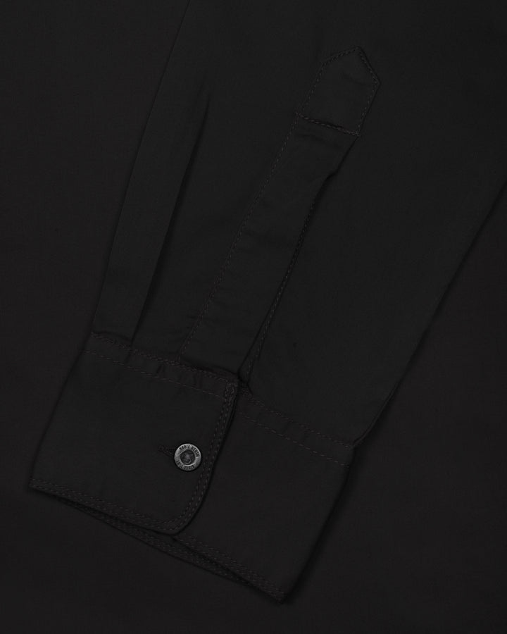 DOUBLE POCKET SHIRT IN BLACK