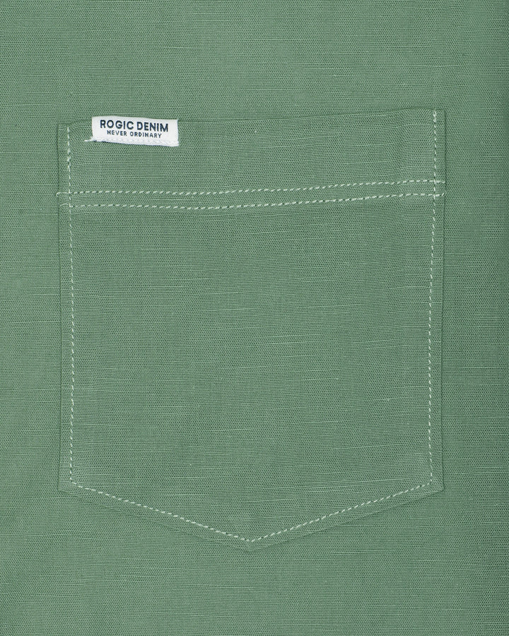 LUIGI SHIRT IN SAGE GREEN