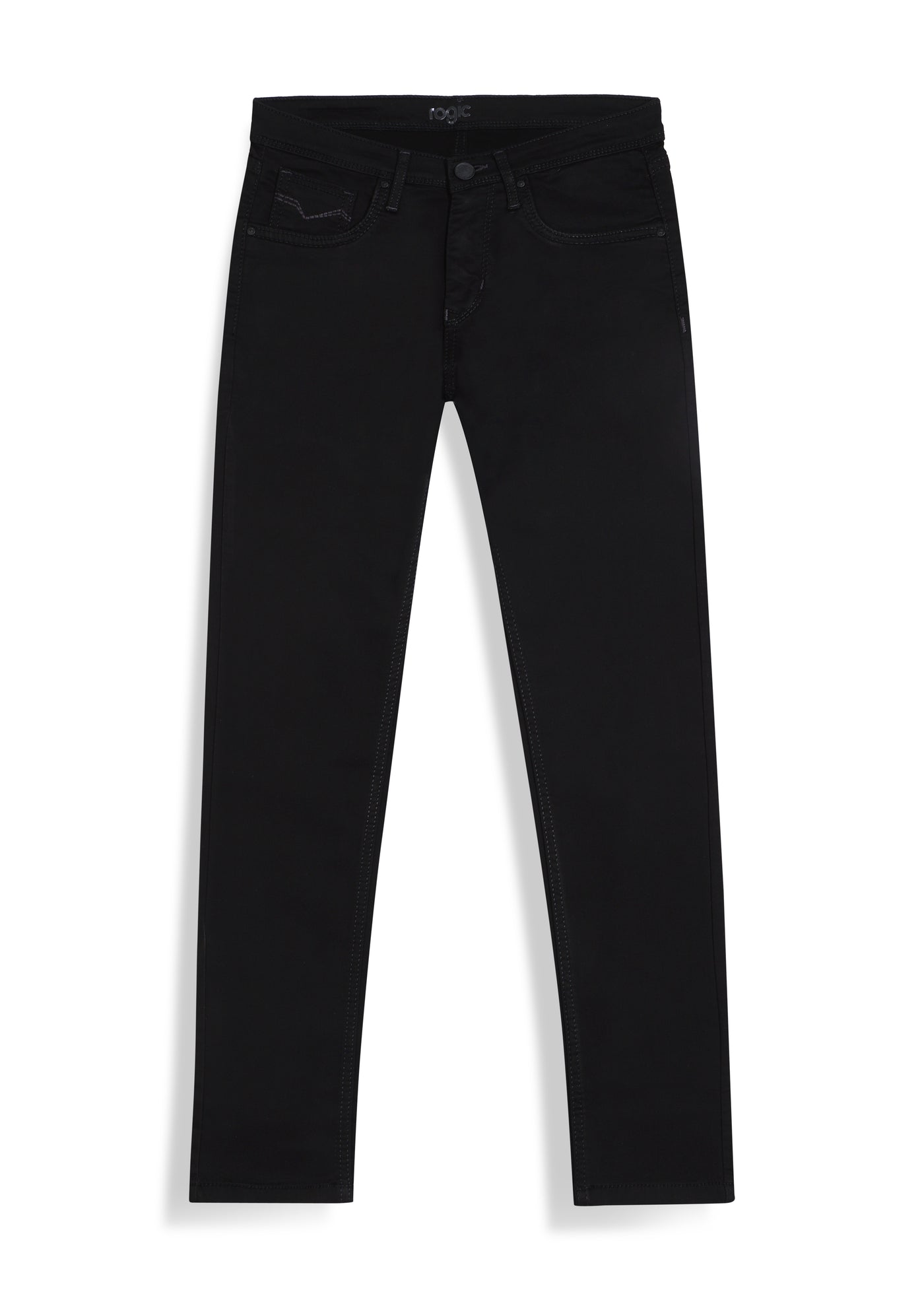 THE SPYDER JEAN IN JET BLACK