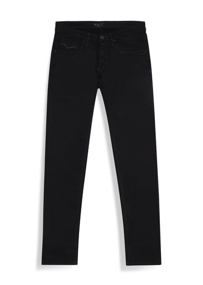 THE SPYDER JEAN IN JET BLACK