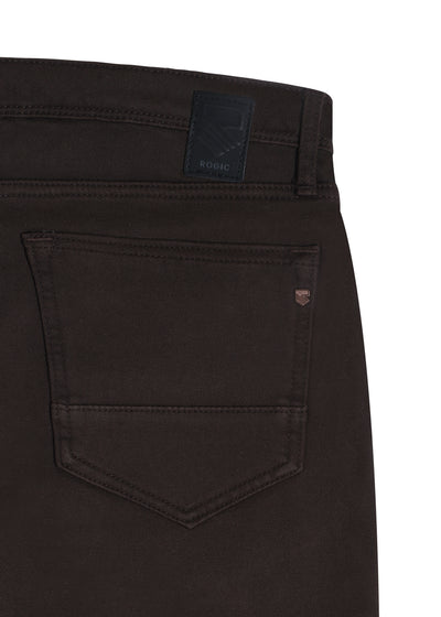 PJAMA CHINOS <BR> IN ESPRESSO