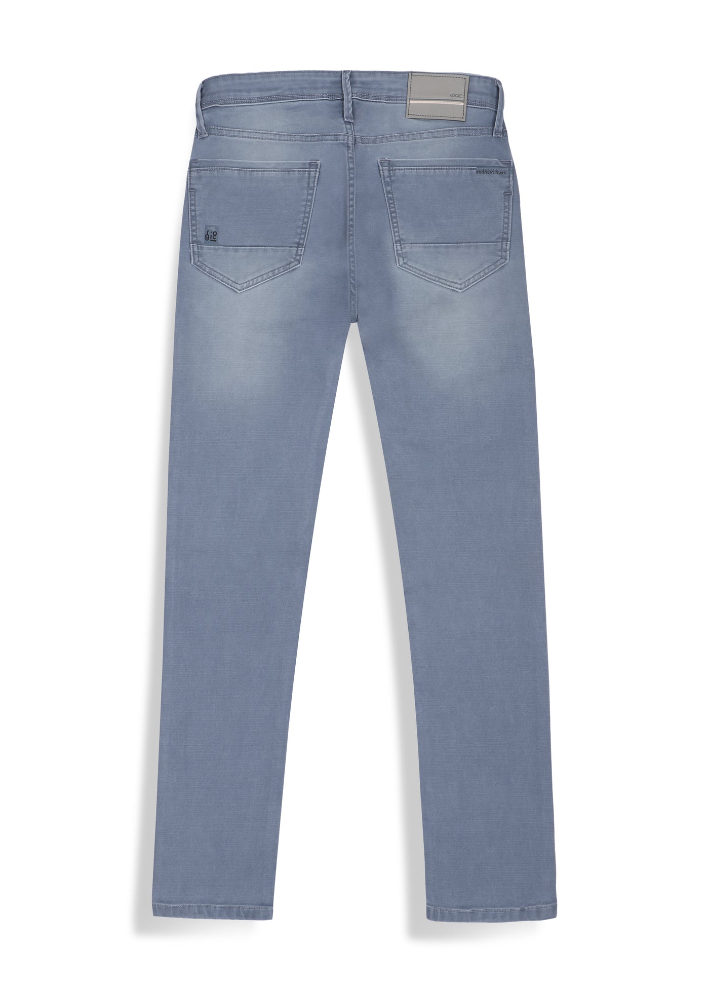 KNITTED COLORED JEANS <br> Vibrant - MIRAGE BLUE
