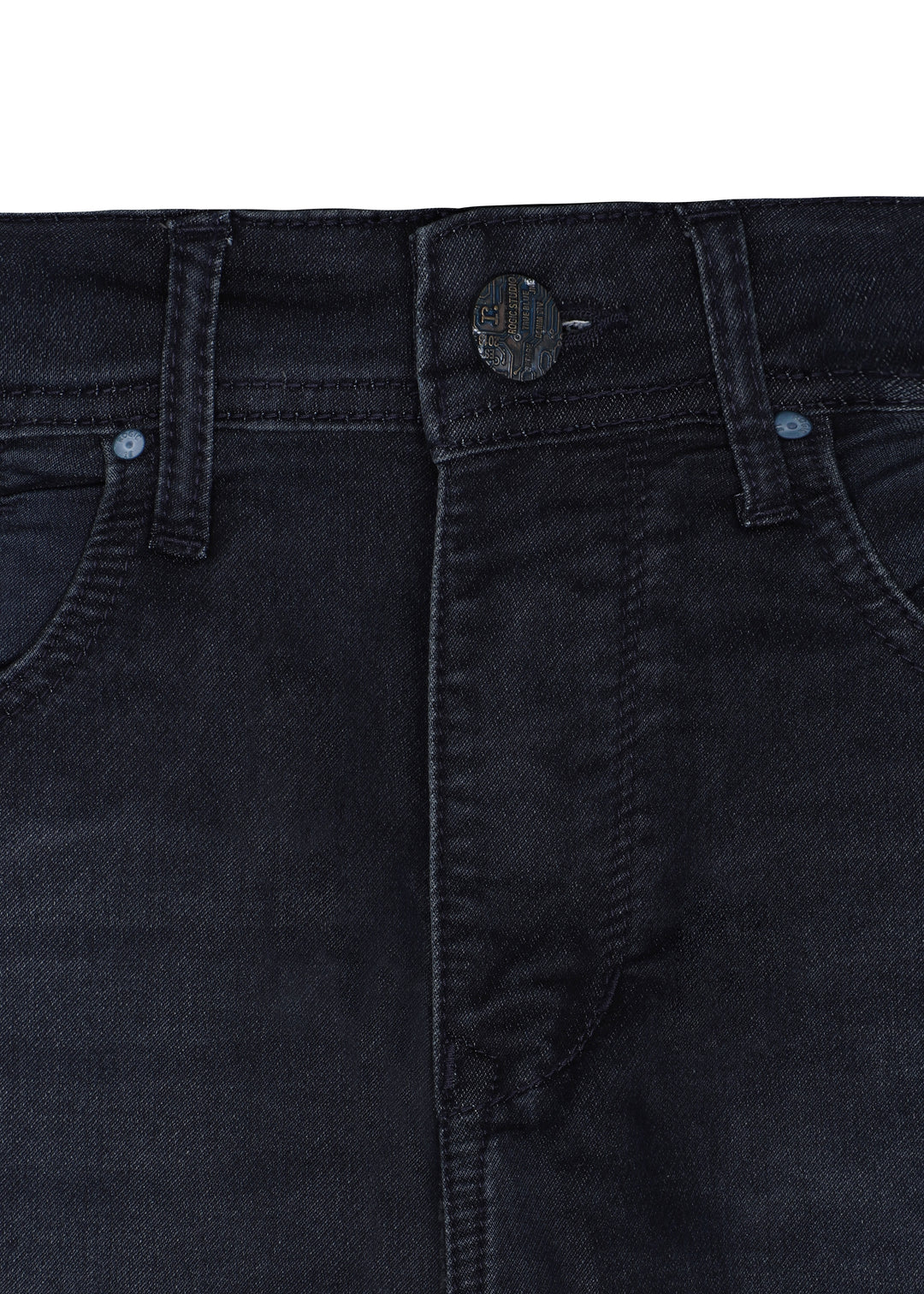 STUDIO JEANS <BR> IN OLIVE BLUE