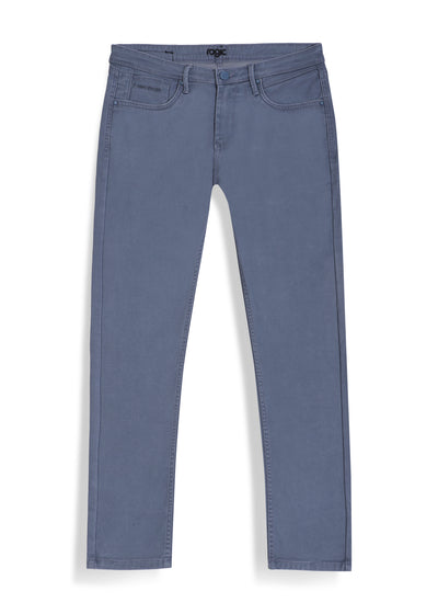 PLAIN COLORED JEANS <BR> Berlin- mirage blue