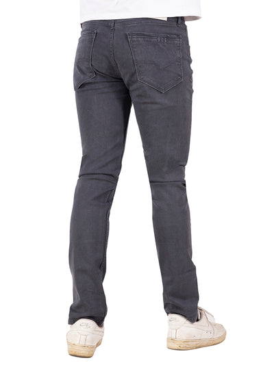 PLAIN COLORED JEANS <BR> Berlin- granite