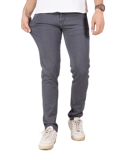 RAW WASH STRETCH JEANS <br> Phantom - GREY