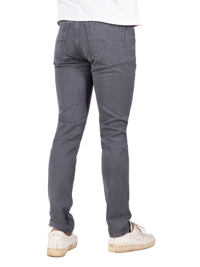 RAW WASH STRETCH JEANS <br> Phantom - GREY