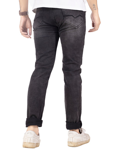 KNITTED TEXTURED JEANS <br> Originals- black