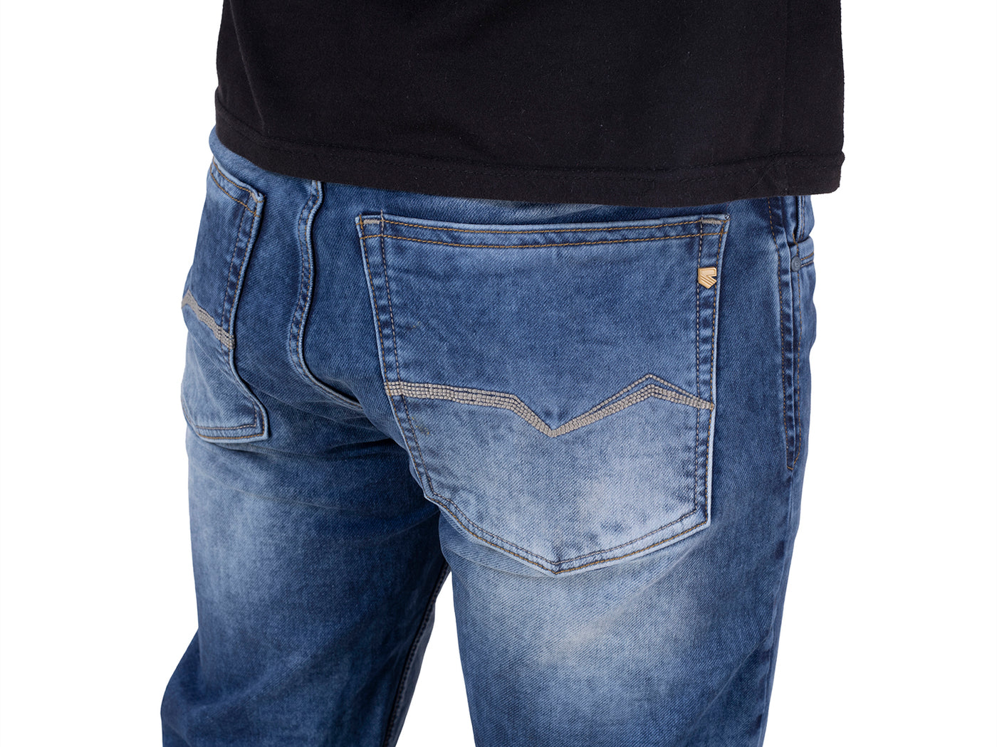 STRAIGHT FIT STRETCH JEANS <br> 713 - indigo