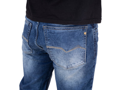 STRAIGHT FIT STRETCH JEANS <br> 713 - indigo