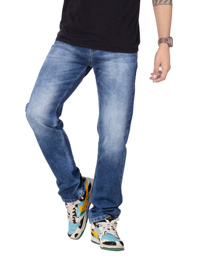 STRAIGHT FIT STRETCH JEANS <br> 713 - indigo