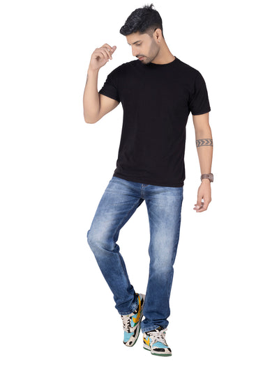 STRAIGHT FIT STRETCH JEANS <br> 713 - indigo