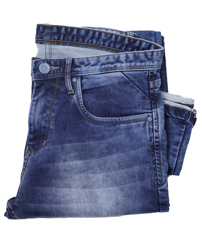 STRAIGHT FIT STRETCH JEANS <br> 713 - indigo