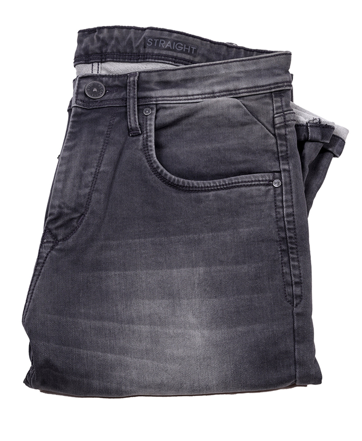 STRAIGHT FIT STRETCH JEANS <br> 713 - Grey