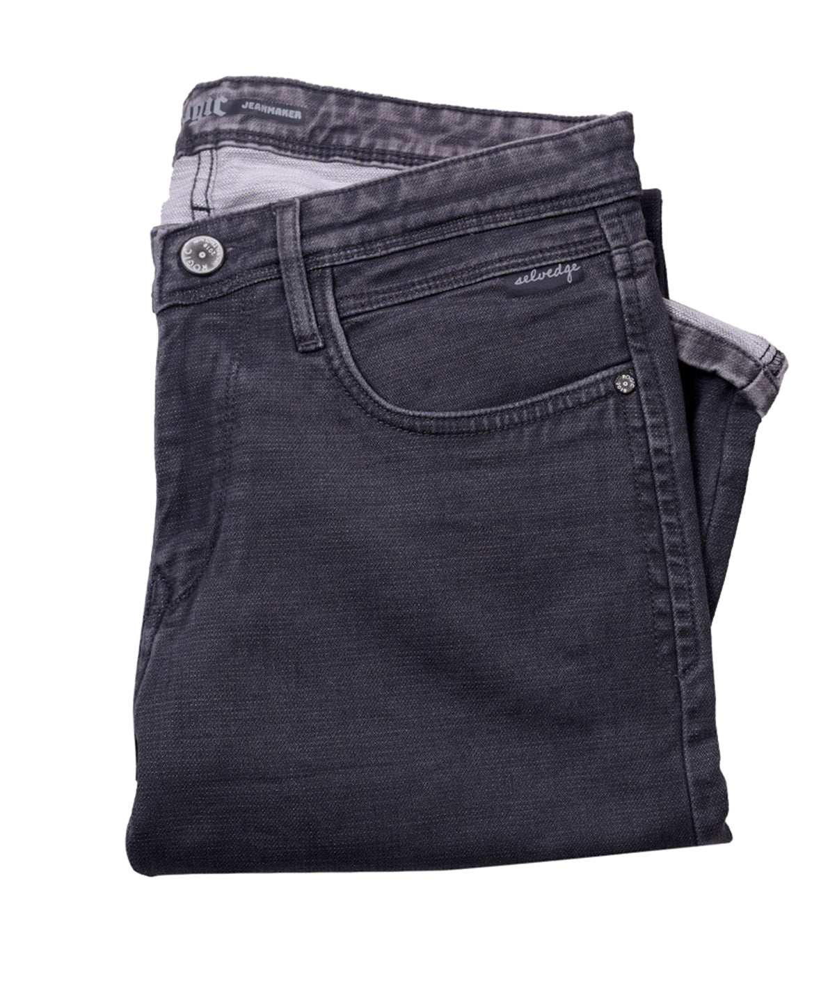 RAW WASH STRETCH JEANS <br> Phantom - GREY