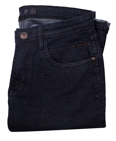 RAW STRETCH JEANS <BR> REDDICK- indigo