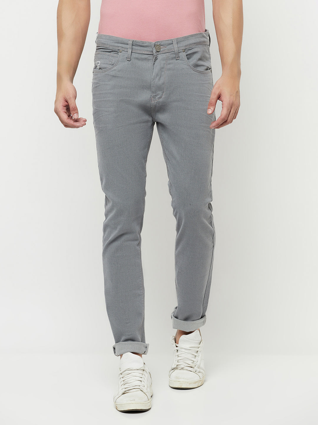 The Naples Jean in Grey Selvedge