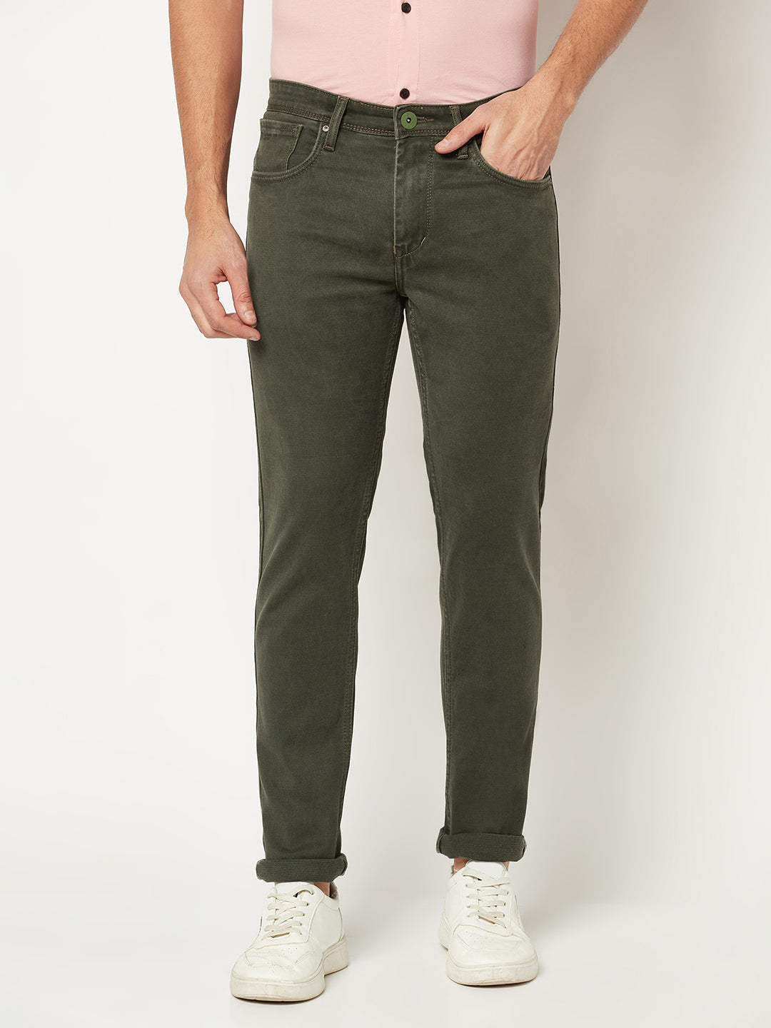 The Drake Jeans <br> in Olive
