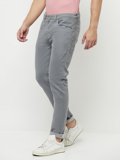 The Naples Jean in Grey Selvedge