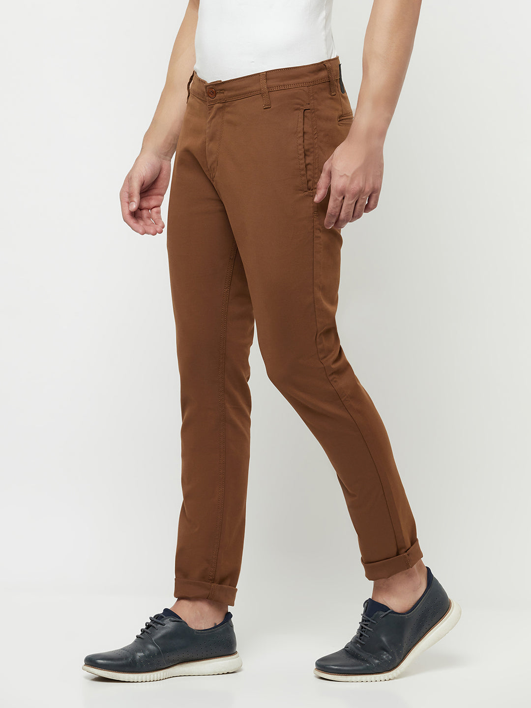The Rhodes Chinos <br> in Renewed Rust