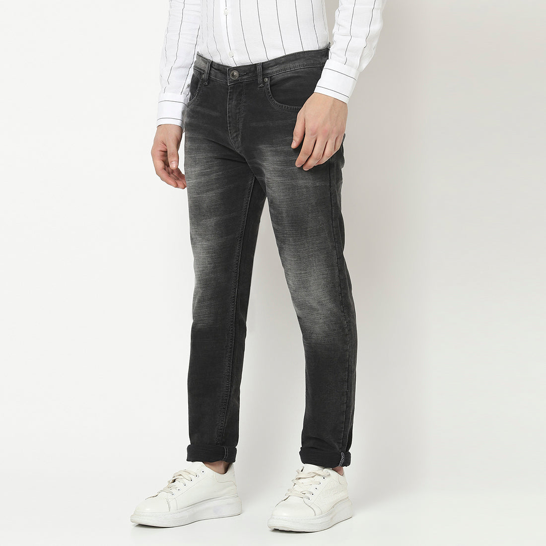 The Motif Jeans <br> in Designer Black