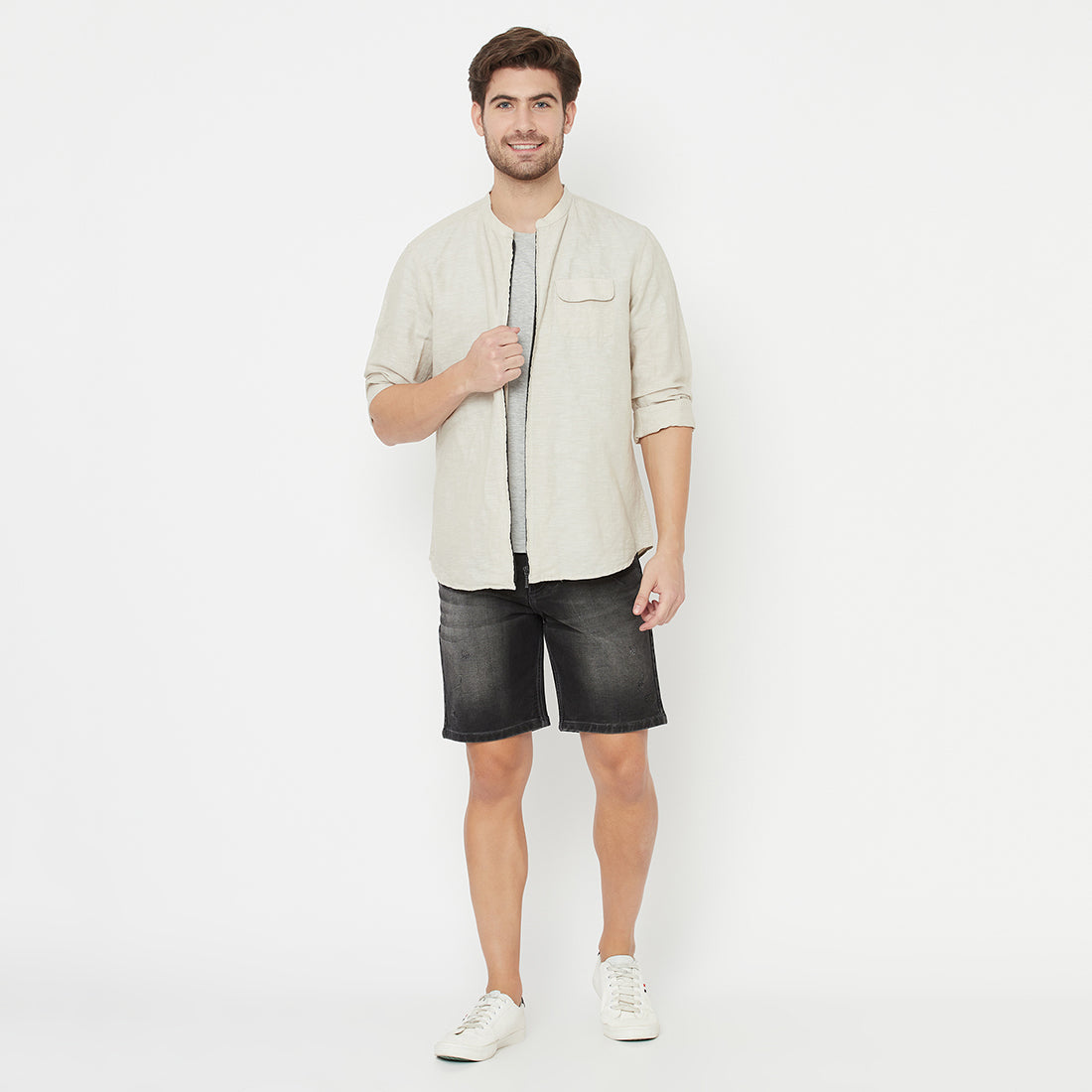 The Alpha Shorts <br> in Washed Black