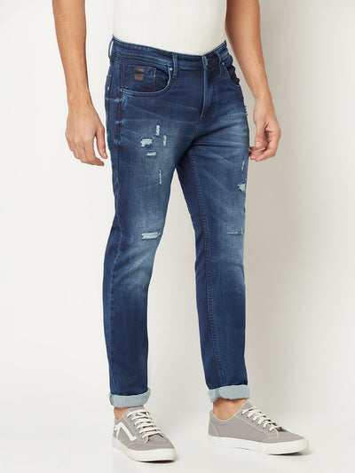 The Motif Jean <br> in Ripped Original Indigo