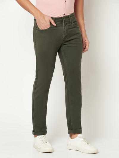 The Drake Jeans <br> in Olive