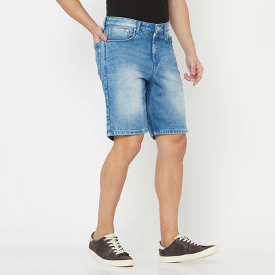 The Ridge Shorts <br> in Stone Washed Blue
