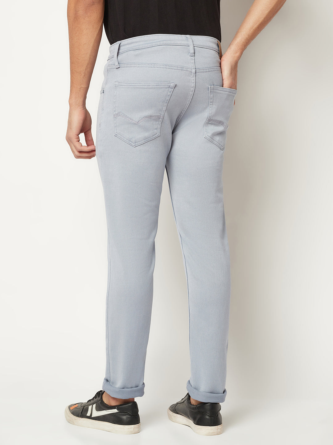 The Drake Jean <br> in Light Grey