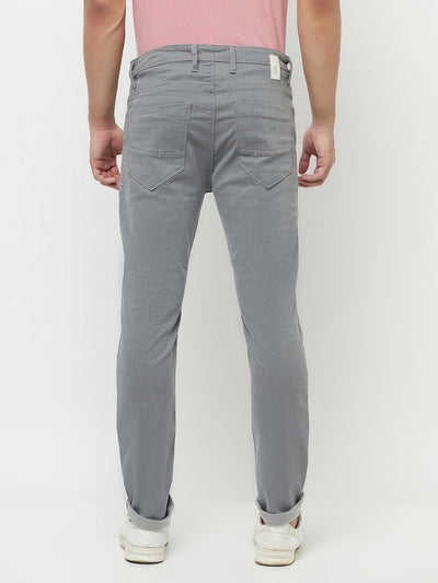 The Naples Jean in Grey Selvedge