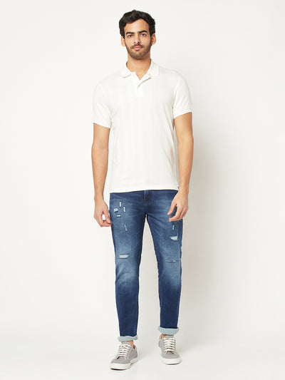 The Motif Jean <br> in Ripped Original Indigo