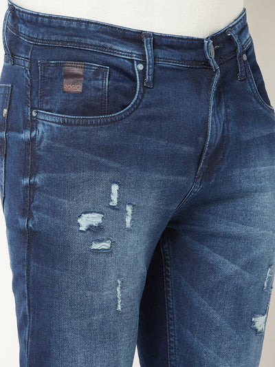 The Motif Jean <br> in Ripped Original Indigo