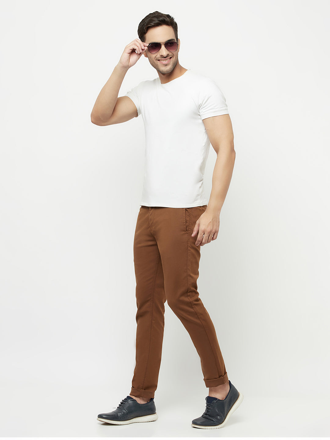 The Rhodes Chinos <br> in Renewed Rust