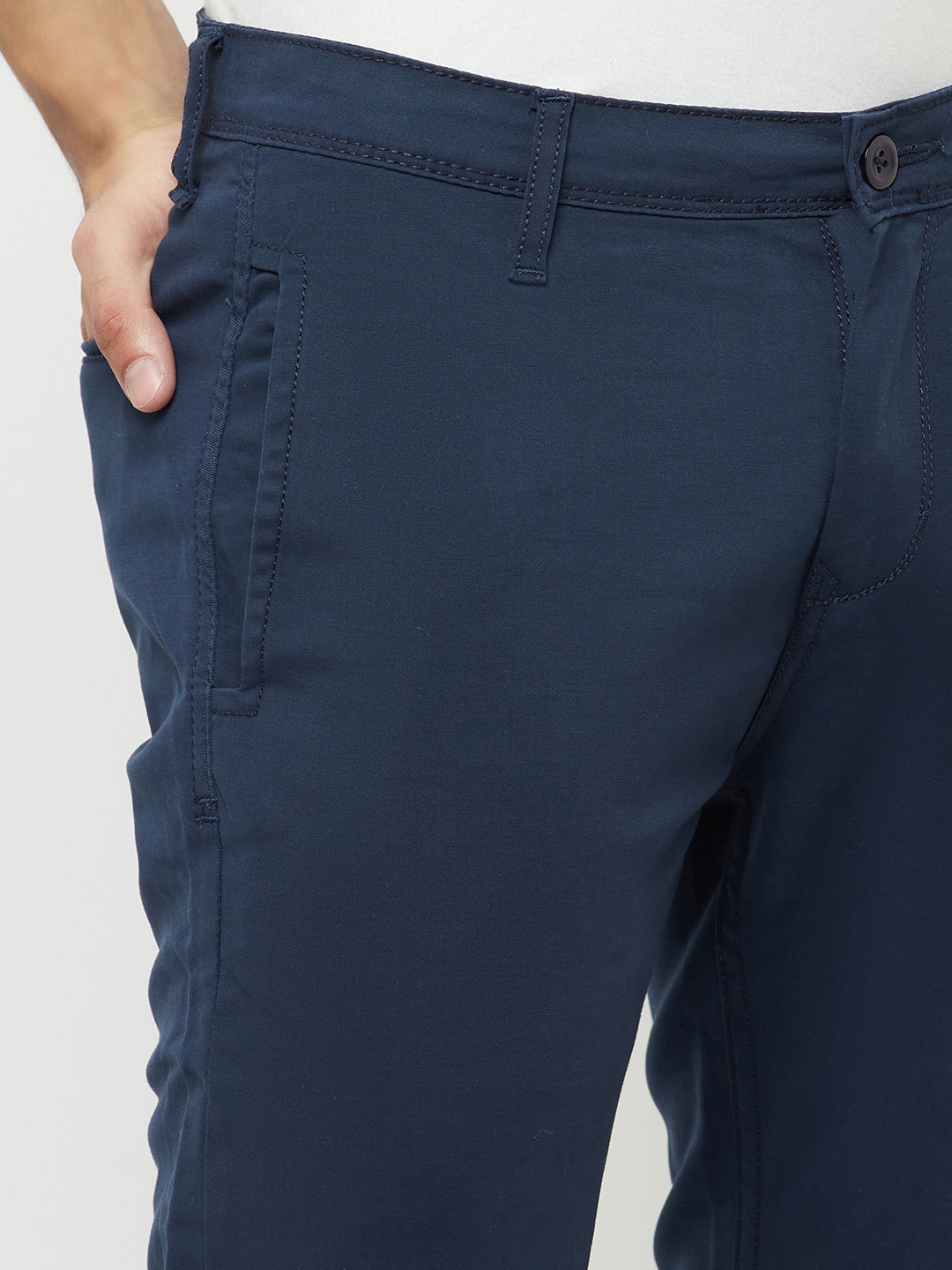 The Rhodes Chinos <br> in Noble Navy