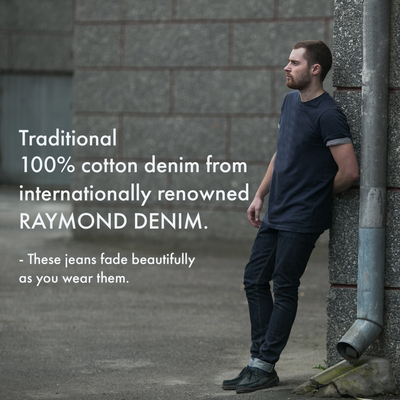The Marine Jean <br>in Black Selvedge